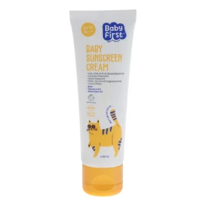 کرم ضد آفتاب کودکان بیبی فرست مدل SPF30 حجم 50 میلی لیتر