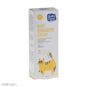 کرم ضد آفتاب کودکان بیبی فرست مدل SPF30 حجم 50 میلی لیتر