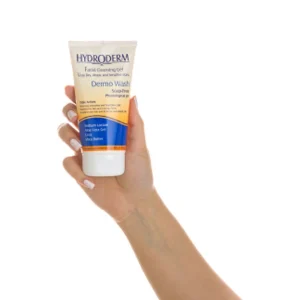 ژل شست‌وشو صورت Hydroderm، سازگار با پوست‌های خیلی خشک، اگزمایی و حساس، حاوی عصاره آلوئه‌ورا، دارای ویتامین‌های تقویتی با خاصیت ضد چروک، بازسازی و حفظ تعادل آب و چربی پوست، نرم‌کننده، مرطوب‌کننده و لطافت‌بخش، حجم 150 میلی‌لیتر، مدل Dermo Wash