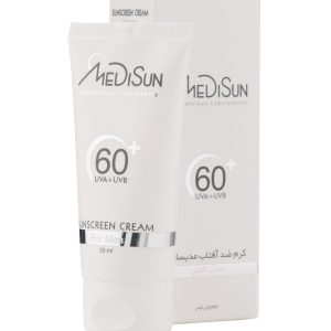 کرم ضد آفتاب مدیسان SPF60 مناسب آقایان حجم ۵۰ میلی لیتر