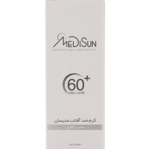 کرم ضد آفتاب مدیسان SPF60 مناسب آقایان حجم ۵۰ میلی لیتر