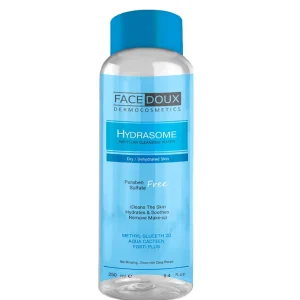 میسلار واتر فیس دوکس مدل Hydrasome مناسب پوست خشک حجم 250 میلی لیتر