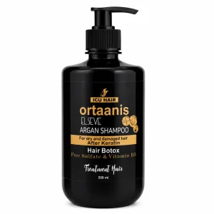 شامپو آرگان اورتانیس Elseve Argan Shampoo حجم 500 میلی‌لیتر مناسب موهای کراتینه