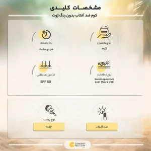 کرم ضد آفتاب بی‌رنگ ژوت، SPF 50، مدل smooth silky feel، مناسب پوست‌های چرب حجم 40 میلی‌لیتر
