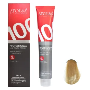 رنگ مو آتوسا شماره (11.2) M10 (بلوند پلاتینه خیلی روشن زیتونی / Extra Light Olive Platinum Blonde)